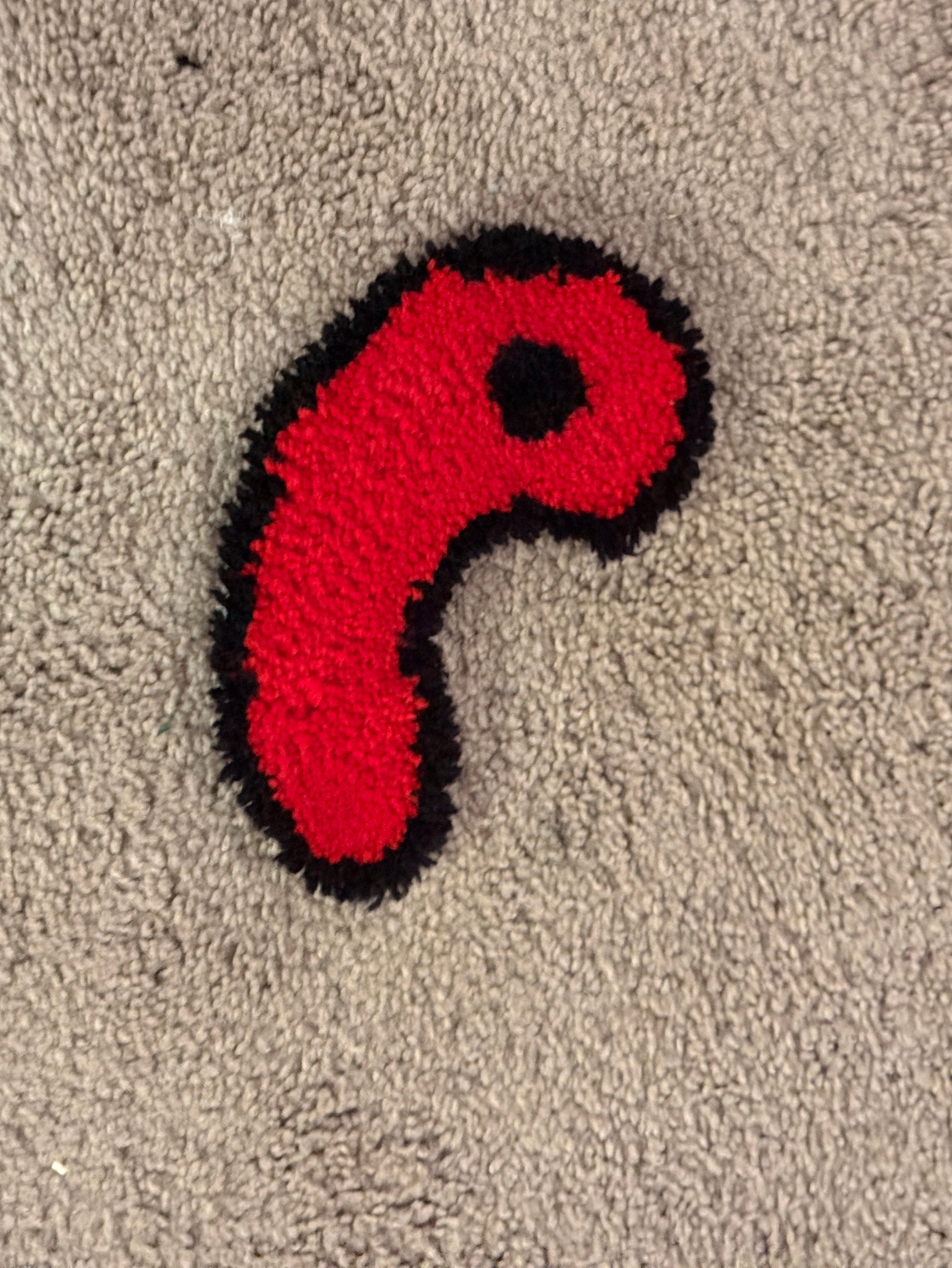 Red Magatama Rug