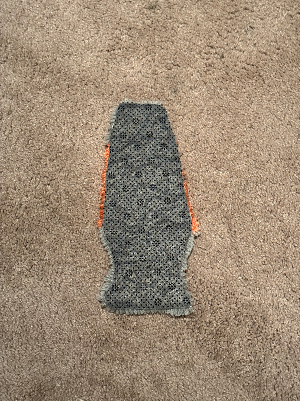 Lava lamp Rug orange with red Lava